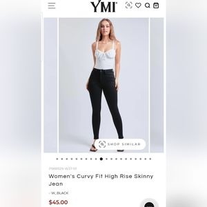 YMI Curvy Fit Ultra High Skinny Jeans